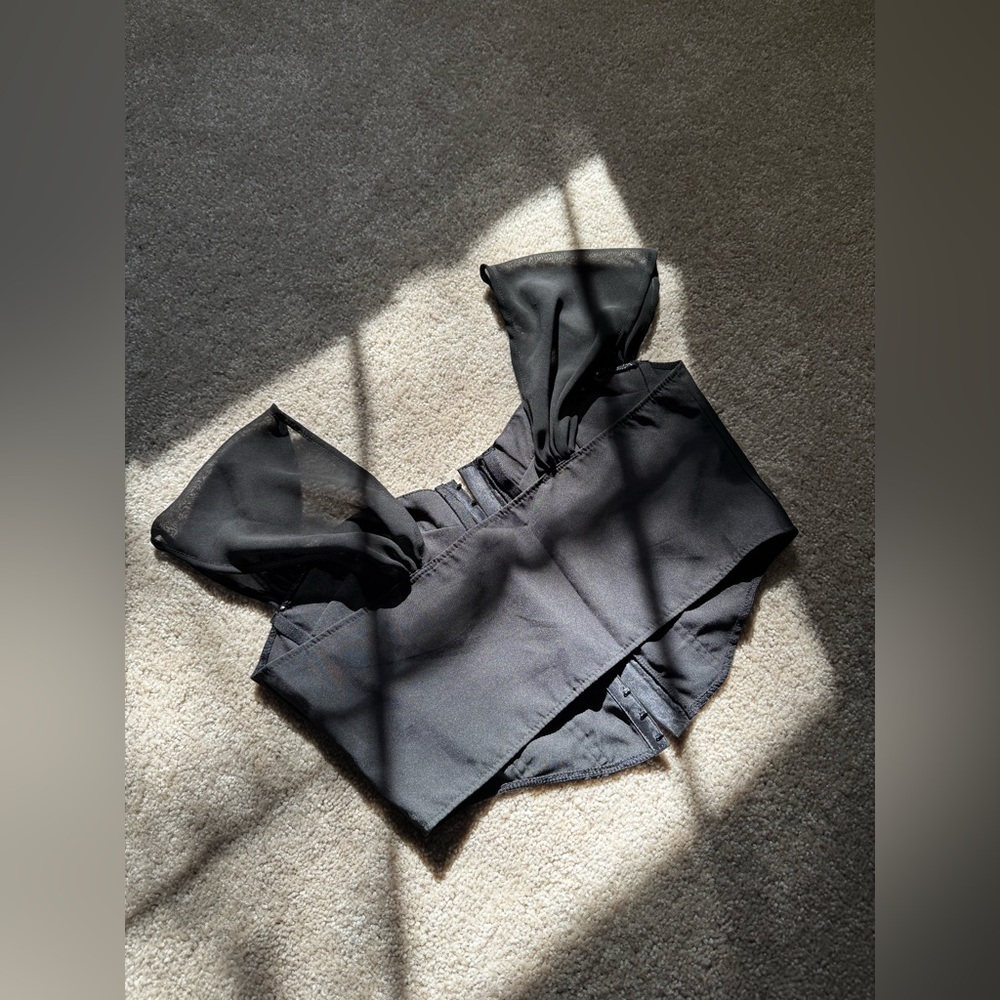 Black Corset Top size M - Picture 9 of 9